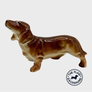 Vintage  Ceramic Dachshund Figurine